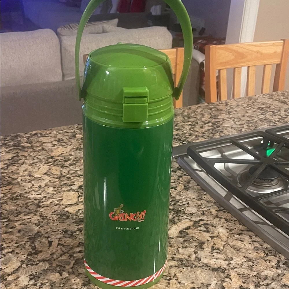 Williams Sonoma green thermos